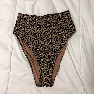 Aerie high waisted high cut cheeky bikini bottom